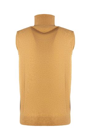 Maglione in cashmere color cammello ALBERTA FERRETTI | A088266050086